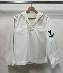 セーラーシャツ 金ボタン セーラー服 セーラーカラー ホワイト 