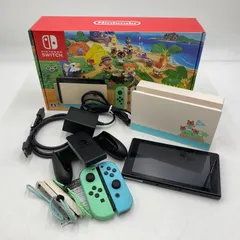 【中古品】 Nintendo Switch ニンテンドースイッチ 本体 あつまれ どうぶつの森セット ゲームハード 【034-250830-yo-7-tei】