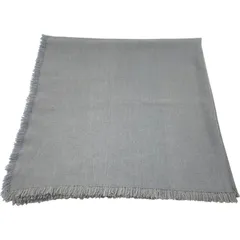 エルメス HERMES 大判ストール ブルーグレー カシミヤ レディース ストール