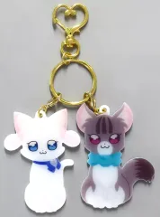 【中古】キーホルダー 猫屋敷ユキ＆猫屋敷まゆ(猫姿) ツインキーホルダー 「わんだふるぷりきゅあ!」