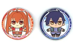 【中古】バッジ・ピンズ [単品] エステルとヨシュアの缶バッジ2個セット 「PS5/Switchソフト 空の軌跡 the 1st 電撃スペシャルパック」 同梱特典