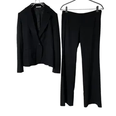 ZK19 Pinky&Dianne ピンキー&ダイアン パンツスーツ セットアップ 2ピース ブラック サイズ38