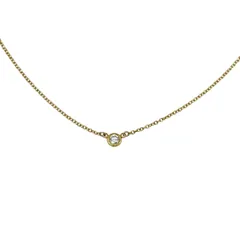 ティファニー TIFFANY&Co. ネックレス バイザヤード K18イエローゴールド/ダイヤモンド レディース