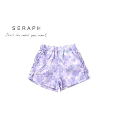 【SALE】【40%OFF】Seraph ／ セラフ 子供服 フリルいっぱい水陸両用パンツ ショート丈 女の子　SS
