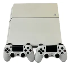 SONY CUH-1200A PlayStation4 PS4 グレイシャー・ホワイト 500GB コントローラー2点付属 ゲームソフト ソニー 中古 H10745879