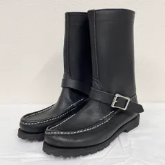 【未使用】ラッセルモカシン タフレザーブーツ黒 200-27W（プー80） RUSSELL MOCCASIN（ラッセルモカシン） ○○ラッセルモカシン Russell