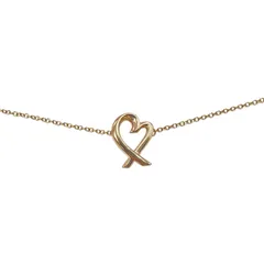 ティファニー TIFFANY&Co. ネックレス ラビングハート K18ピンクゴールド レディース