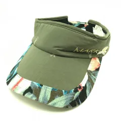 MARK&LONA マークアンドロナ ラメ混グリッター リーフ柄 サンバイザー MARK&LONA マークアンドロナ サンバイザー - メルカリ