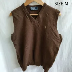 POLO　by RalphLauren ベスト　茶色　ブラウン　厚手　Mサイズ