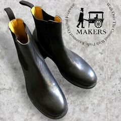 MAKERSメイカーズ BONE 黒 茶芯 マリアム ホースバットブーツ81/2 