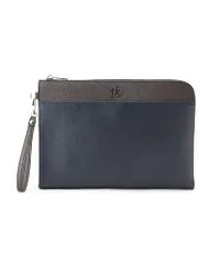 [ ティーケー タケオキクチ ] クラッチバッグ レザー調ジップクラッチバッグ 97901319 メンズ ネイビー(093) 00