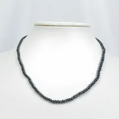 本物保証  ブラックダイヤ ダイヤモンド ダイヤ  ブラック シルバー ブラックダイヤモンド/K18ホワイトゴールド K18WG  ユニセックス