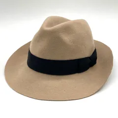 CA4LA カシラ フェドラハット 中折れ帽 ウールフェルト 帽子 ハット メンズ 不明 ベージュ 服飾小物 B15312◆
