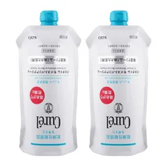 [2個セット]Curel キュレル バスタイム モイストバリアクリーム 310g つけかえ用 ぬれた肌用 吊り下げ[医薬部外品][宅急便コンパクト]