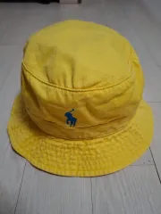 ポロラルフローレン イエロー バケットハット L/XL
