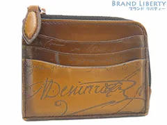 ベルルッティBerluti ワパ小銭ケースカード入れ 国内発送◇金銀Wパティーヌ希少品!! ベルルッティWAPA◇ (Berluti