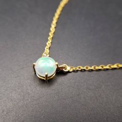 NOIR DE POUPEE】K10 Lucia オパール×ダイヤ ネックレス - メルカリ