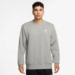 ナイキ スウェットシャツ 長袖 メンズ NIKE クラブ BB クルー L/S トップ 裏起毛 裏起毛フリース   スエット トレーナー スポーツウエア   nike club トップス 服 ワンポイント ロゴ  メンズウェア/FN3887-063