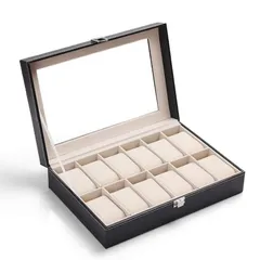 腕時計 ケース 12本 収納 ボックス 12個 コレクションケース ディスプレイ