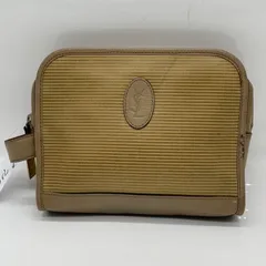 BN7319□YVES SAINT LAURENT イヴ・サンローラン クラッチバッグ ポーチ グレージュ系のサムネイル