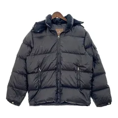 美品★MONCLER BAZILLE ダウンジャケット 茶タグ ロゴワッペン濃紺 MONCLER（モンクレール） 茶タグ BAZILLE バジーレ ダウンジャケット