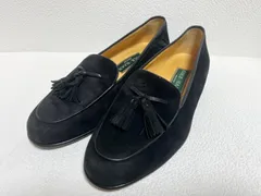 美品 COLE HAAN コールハーン ブラックスウェード タッセルローファー UK8.5