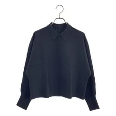 【美品】  martinique / マルティニーク | 2023AW | ミラノドルマンプルオーバー ニット | F | ブラック | レディース