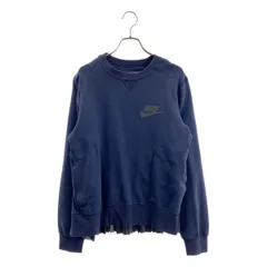 sacai / サカイ | × NIKE バックプリーツ スウェット | M | ネイビー
