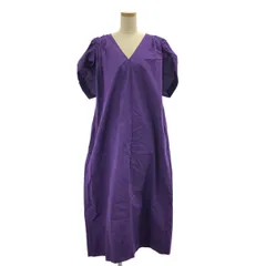 SAYAKADAVIS / サヤカディヴィス | 2024SS | コットン バックオープンワンピース | XS | パープル | レディース