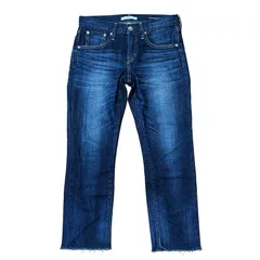 RED CARD 25504P PLST Anniversary 20th Crop クロップド ボーイフレンドデニム 濃紺 インディゴ サイズ23 レディースS レッドカード プラステ