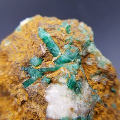 宝石質 ラベル付き】ダイオプテーズ 翠銅鉱 カザフスタン産 鉱物標本