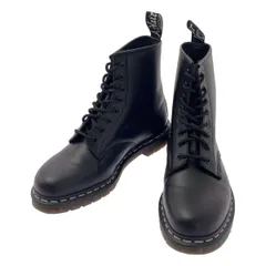 【美品】  Dr.Martens / ドクターマーチン | 1460 ホワイトステッチ 8ホール ブーツ | UK9 | ブラック | メンズ