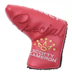 【超美品】スコッティキャメロン×タイトリスト パターカバー レッド ピン型 Special SELECT ヘッドカバー  ゴルフ Scotty Cameron