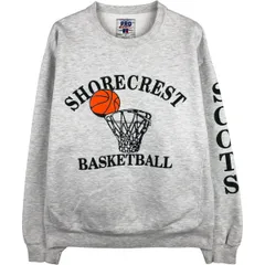 古着 90年代 ラッセル Russell PRO COTTON プリントスウェットシャツ トレーナー USA製 メンズM相当 ヴィンテージ/eaa605248