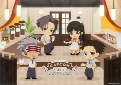 【中古】食器その他(キャラクター) キービジュアル オリジナル紙製ランチョンマット 「CAPCOM CAFE×逆転裁判」 フード＆スイーツ注文特典