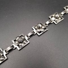 メキシカン ジュエリー 925 ローズ 薔薇 ブレスレット taxco - メルカリ