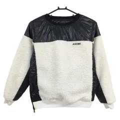 【美品】ジャックバニー 中綿リバーシブルスニード 黒×白 裏ボア ワッペン  レディース 1(S) ゴルフウェア Jack Bunny