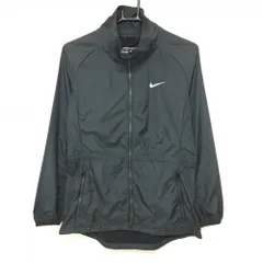 ナイキ ナイロンジャケット ウエストドローコード 裏微起毛  レディース L ゴルフウェア NIKE