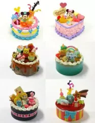 【中古】食玩 トレーディングフィギュア 全6種セット 「ディズニーキャラクター デコケーキ」