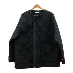 ZM1706 JOURNAL STANDARD 中綿キルティングジャケット ノーカラー ミディ丈 サイズL