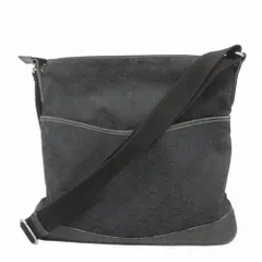 グッチ(Gucci) グッチ ショルダーバッグ GGキャンバス 145857 キャンバス ブラック レディース