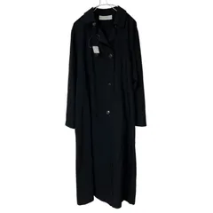 ZK19【美品】GENNY ダブルブレストコート ロングコート ブラック サイズUS8