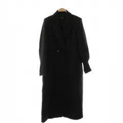 ザラ ZARA 近年モデル ロング丈ダブルブレストコート アウター チェスター ウール S 黒 /NR ■OS