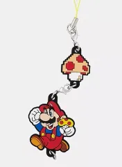 【中古】雑貨 スーパーマリオブラザーズ つながるラバーストラップ 「スーパーマリオブラザーズ35周年」 Nintendo TOKYOグッズ