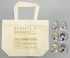 【中古】ストラップ(キャラクター) Six Gravity きゃらふぉるむ アクリルストラップコレクションセット 雪うさぎver.(トートバッグ付き) 「ツキウタ。 THE ANIMATION」 アニメイトガールズフェスティバル2017グッズ