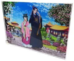 【中古】アクリルスタンド・アクリルパネル 猫猫＆壬氏 アクリルプレート 描きおろしver. 「薬屋のひとりごと」