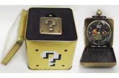 【中古】置き時計・壁掛け時計(キャラクター) マリオ＆スーパーキノコ ハテナブロックポケットウォッチ 「スーパーマリオブラザーズ」