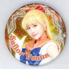 [중고] 배지 핀즈 마키노 마스즈 (세일러 비너스) 오리지널 반짝이 캔 배지 [뮤지컬 [미소녀 전사 세일러 문] 카구야 공주의 연인]
