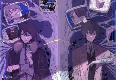 【中古】クリアファイル [単品] 太宰治＆ドストエフスキー ダブルポケットクリアファイル 「コミックス 文豪ストレイドッグス 第24巻 アニメイト限定セット」 同梱特典