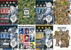 [중고] 클리어 파일 전 4 종 세트 A4 클리어 파일 세트 (2 장 세트) [이치 반 쿠지 원피스 ~ military style ~] G 상